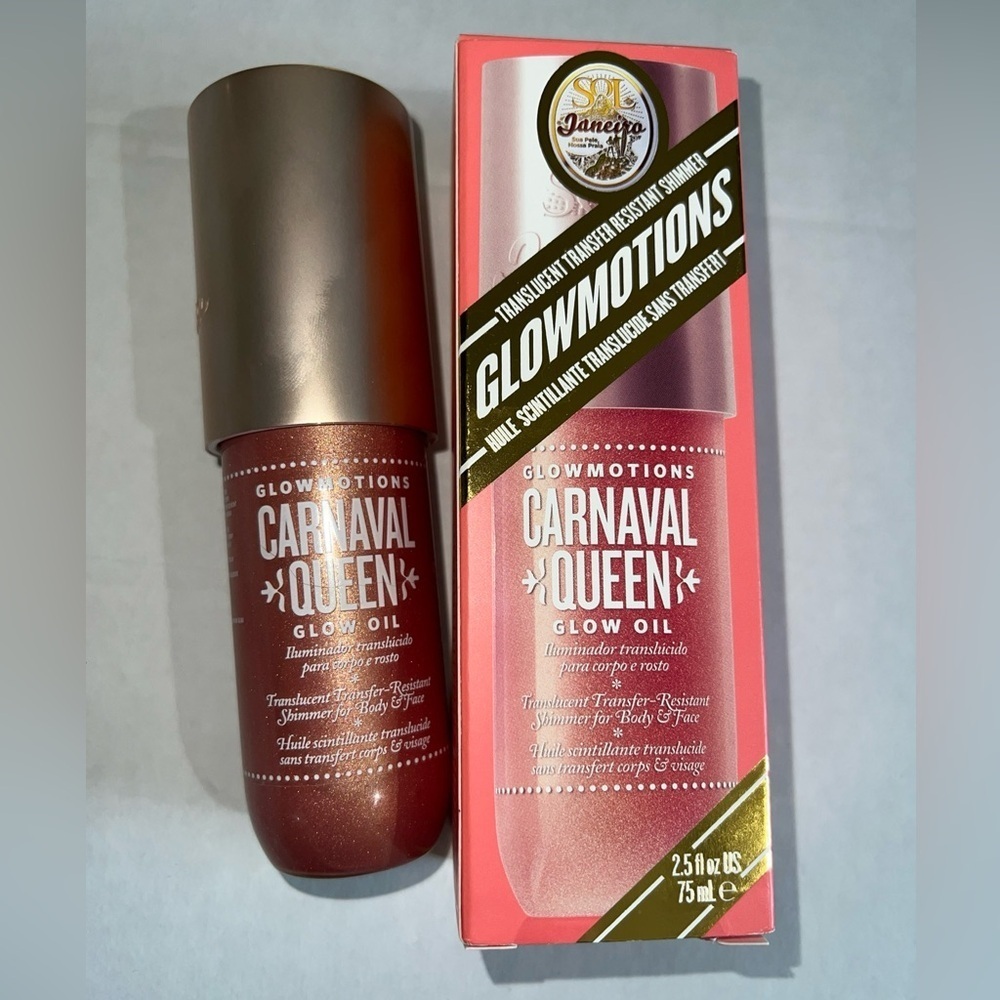 NWB GLOWMOTIONS Limited Edition Glowmotions Glow Body Oil in Carnaval Queen